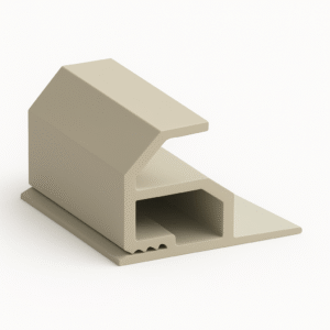 25mm Groove Square Edge PVC Gripper