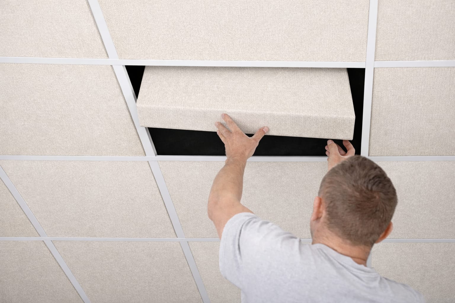 Acoustic Grid Ceiling Tiles