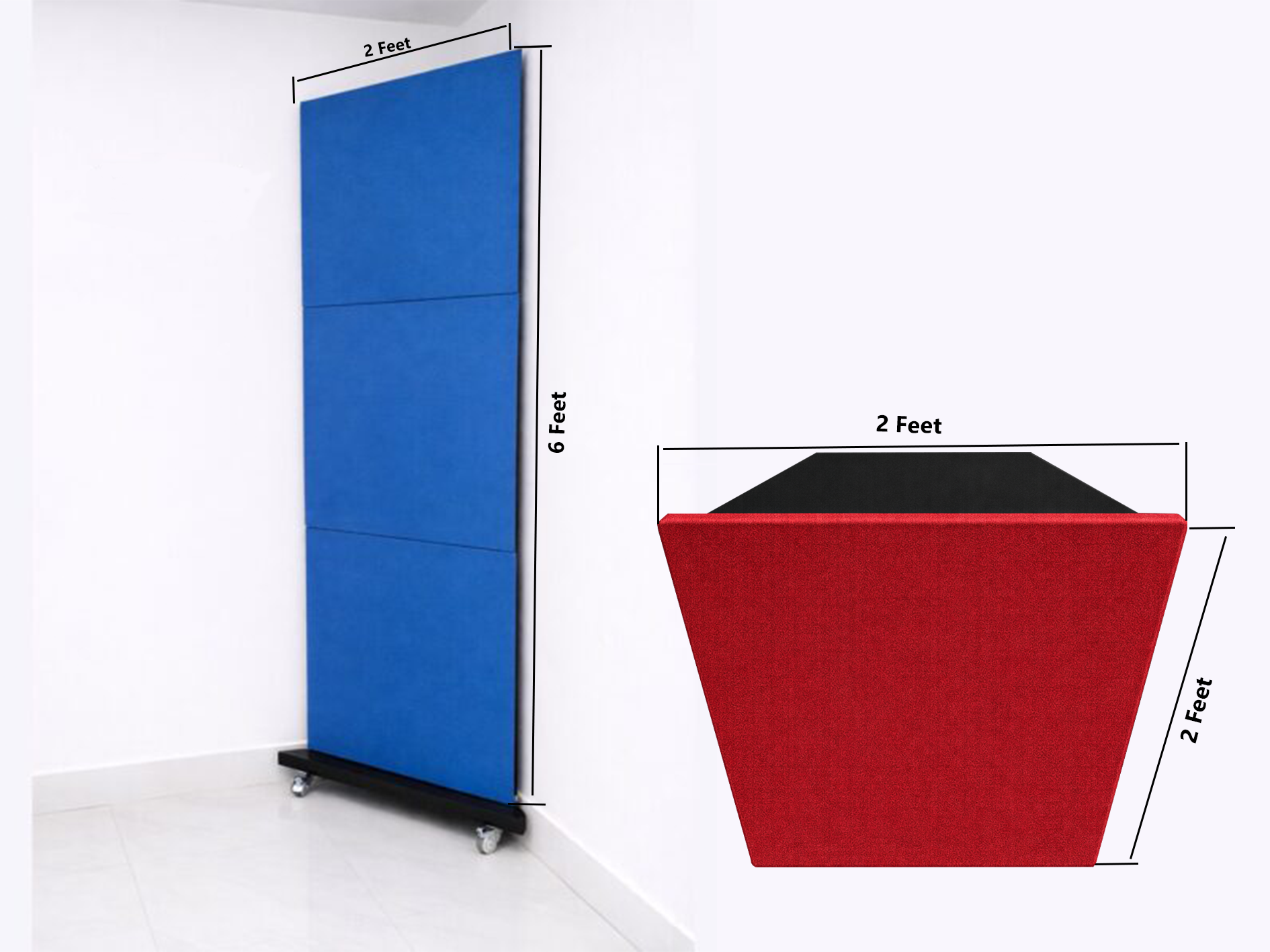 Elementor #8155 Movable corner bass traps Kit 4